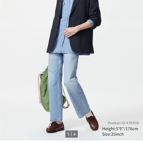NWT Uniqlo x JW Anderson Straight Jeans - Picture 1 of 5